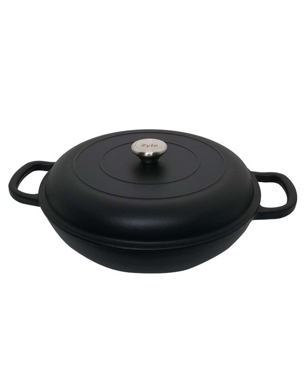 Apvalus emaliuotas ketaus puodas ZY030CBKI