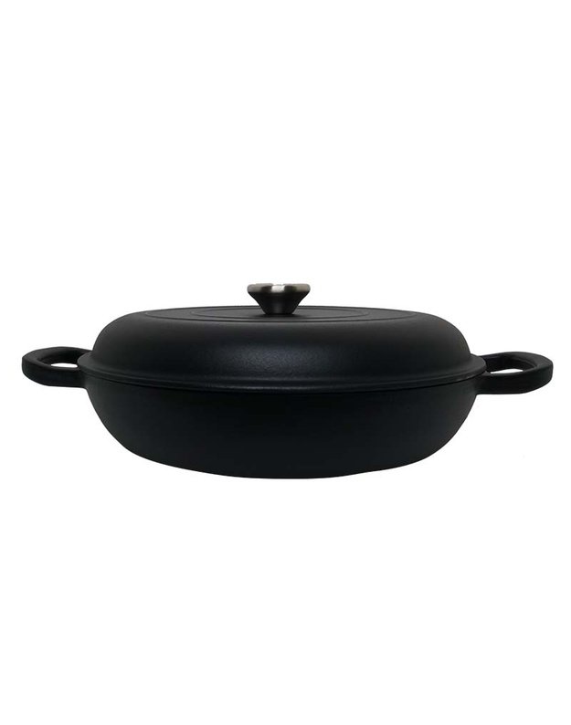 Apvalus emaliuotas ketaus puodas ZY030CBKI