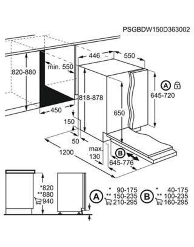 Indaplovės AEG FSE72517P