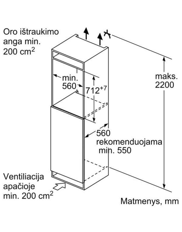 Įmontuojamas šaldiklis Bosch GIV11AFE0