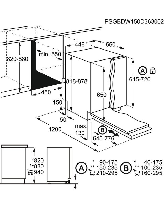 Indaplovės AEG FSE62417P