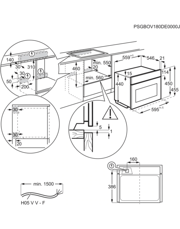 Orkaitės Electrolux KVLAE00WT