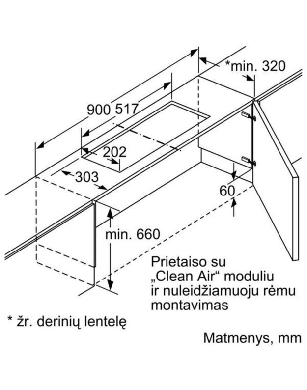 CleanAir modulis Bosch DWZ1IX1C6