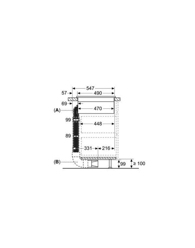 Bosch HEZ9VDKE1 Exhaust kit