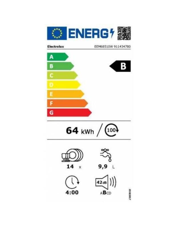 Indaplovė Electrolux EEM68510W