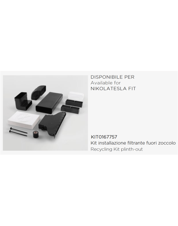 Gartraukio priedas ELICA KIT PLINTH-OUT FOR NIKOLATESLA FIT / FIT 3Z / FIT XL / PRIME S / ALPHA, KIT0167757