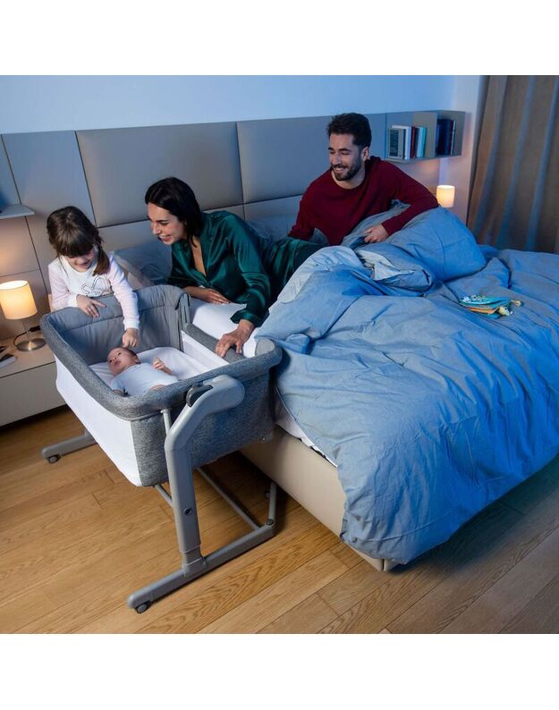Chicco Next2Me Magic Evo lovytė Dark Grey