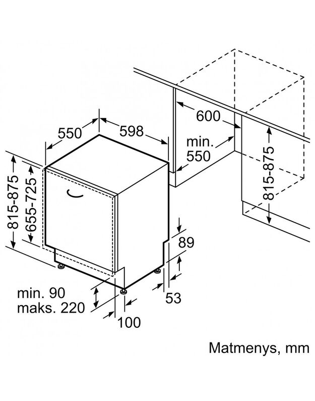 indaplovė Bosch SMV4HVX03E