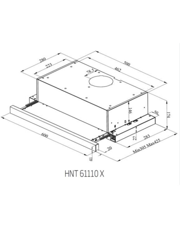 Gartraukis Beko HNT61110X