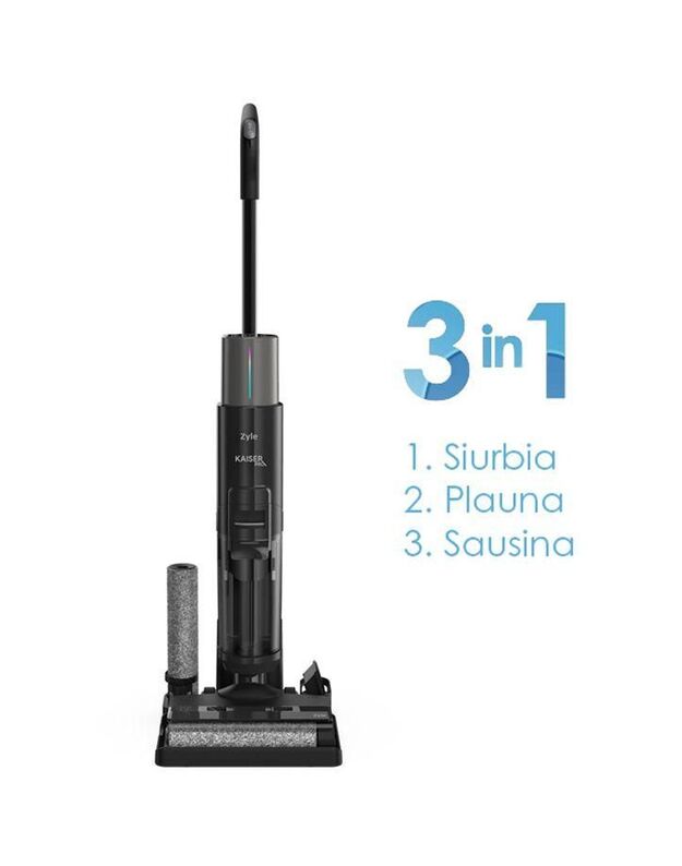 Įkraunamas plaunantis dulkių siurblys Zyle Cordless Kaiser PRO ZYWETCLEANPRO