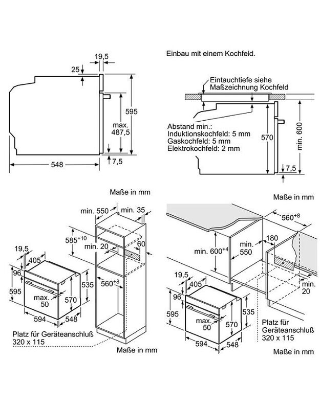 Orkaitė SIEMENS HB578ABS0