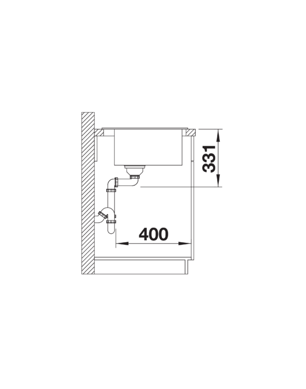 Plautuvė BLANCO PLEON 5, vulkano pilka 527318