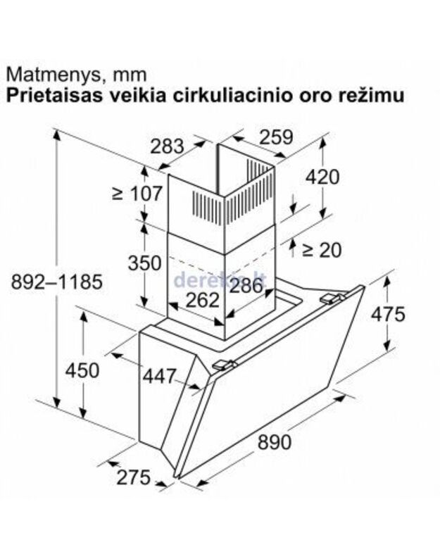 Gartraukis Bosch DWK91LT60