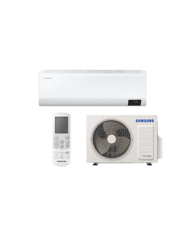 SAMSUNG NORDIC DLX SERIJOS SIENINIS 2.5/3.2KW ORO KONDICIONIERIAUS KOMPLEKTAS, AR09TXFYBWKNEE-AR09TXFYBWKXEE