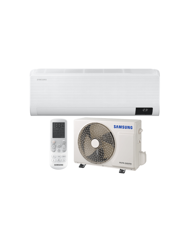 SAMSUNG SIENINIS BEVĖJIS ARISE 6.5/7.4KW ORO KONDICIONIERIAUS KOMPLEKTAS, AR24TXFCAWKNEU-AR24TXFCAWKXEU