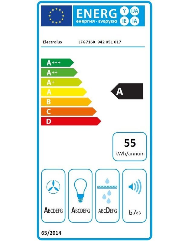 Gartraukiai Electrolux LFG716W