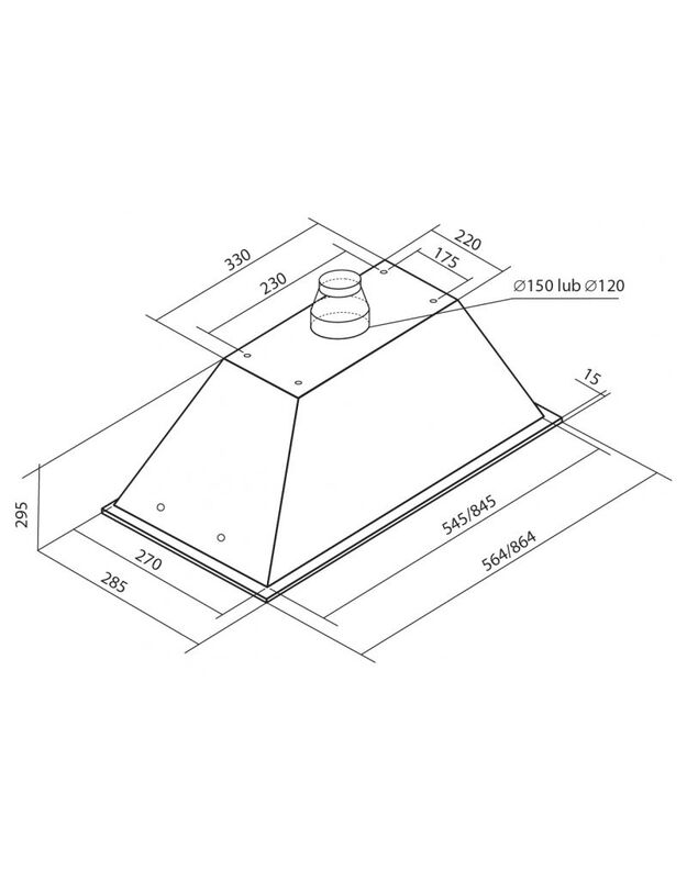 Gartraukis Toflesz Linea Glass LED Black