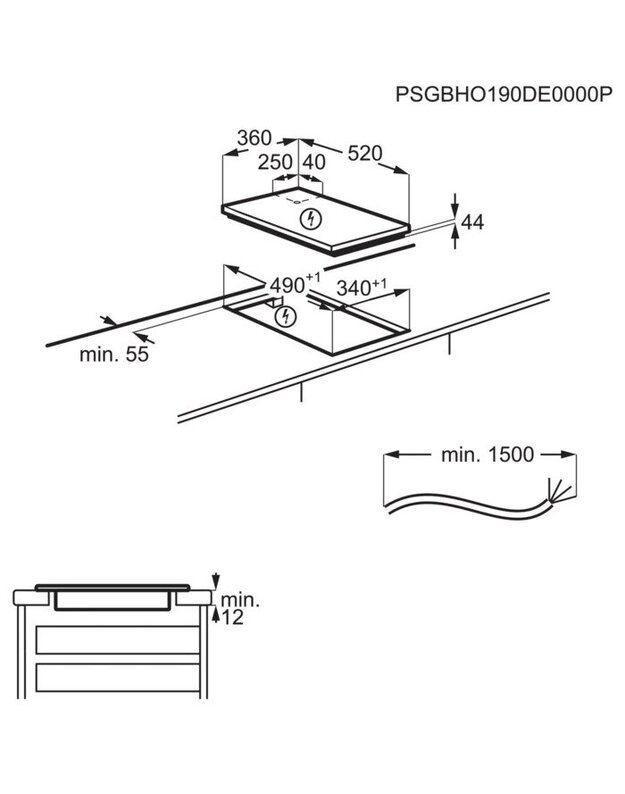 Kaitlentės AEG IKE42640KB