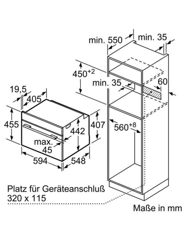 Orkaitės Bosch CDG634AS0