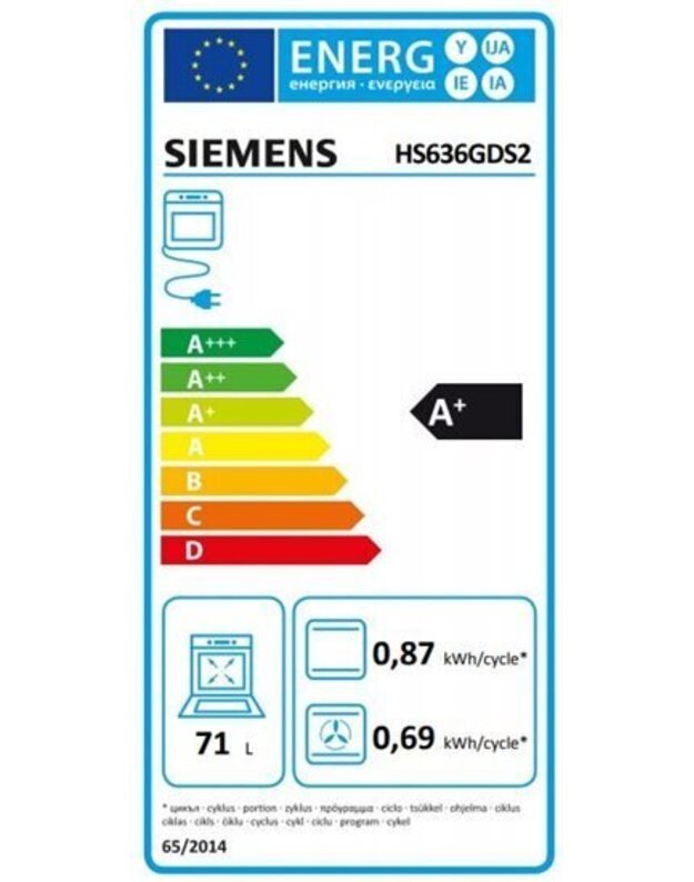 Orkaitės Siemens HS636GDS2