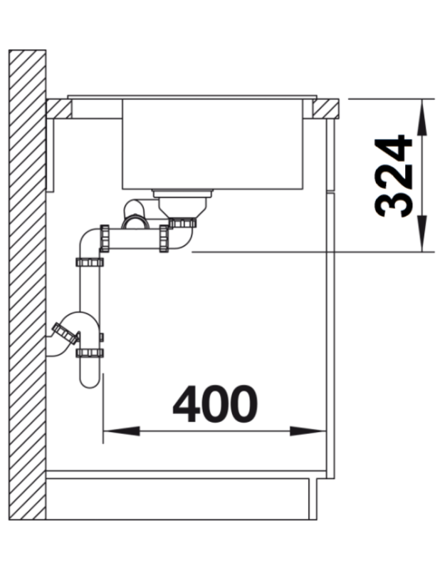 Plautuvė Blanco LEXA 9 E  (SKIRTINGŲ SPALVŲ)