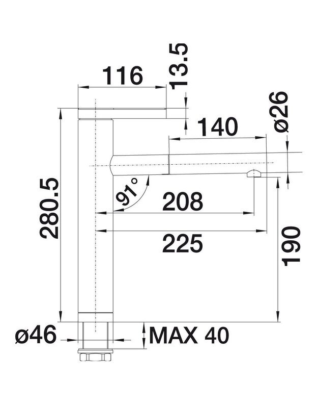 Maišytuvas BLANCO LINEE-S  517591