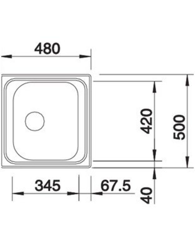  Plautuvės Blanco TIPO 45