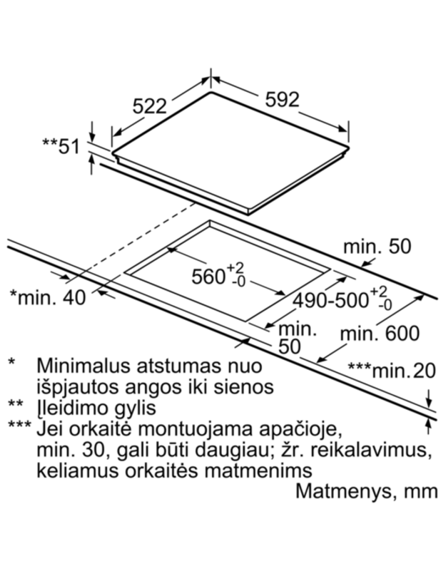 Kaitlentės Siemens EX651FEC1E