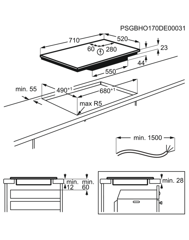 Kaitlentės Electrolux EIV734