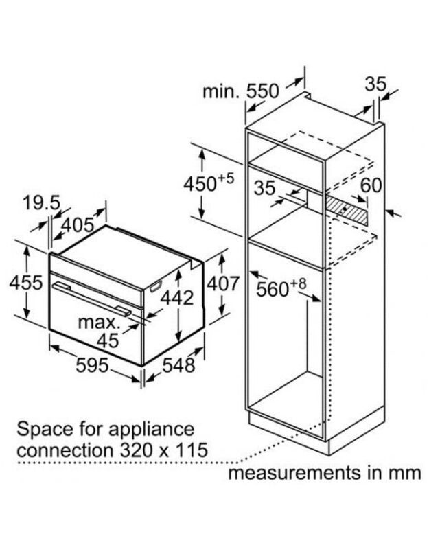 Orkaitės Bosch CMG633BB1