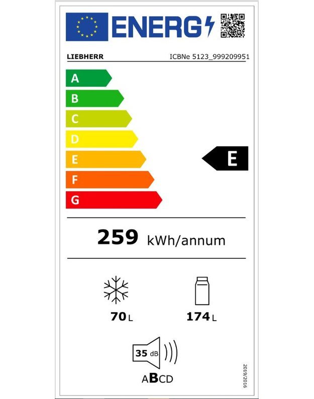 Šaldytuvai Liebherr ICBNe 5123