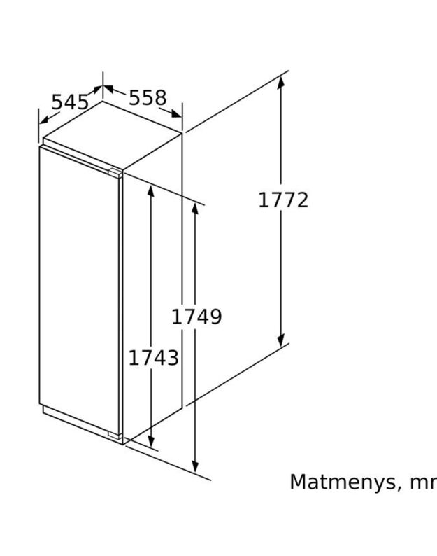 Šaldytuvai Bosch KIF82PFF0